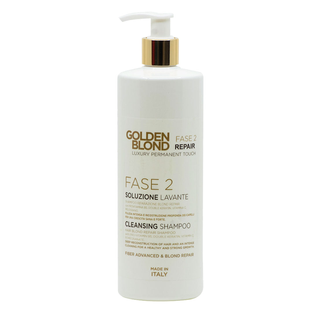 SOLUZIONE LAVANTE – FASE 2 REPAIR- GOLDEN BLOND – 500 ml - Salon Curly