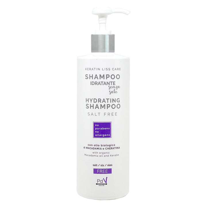 Shampoo Idratante senza Sale Keratin Liss Care 500 ml