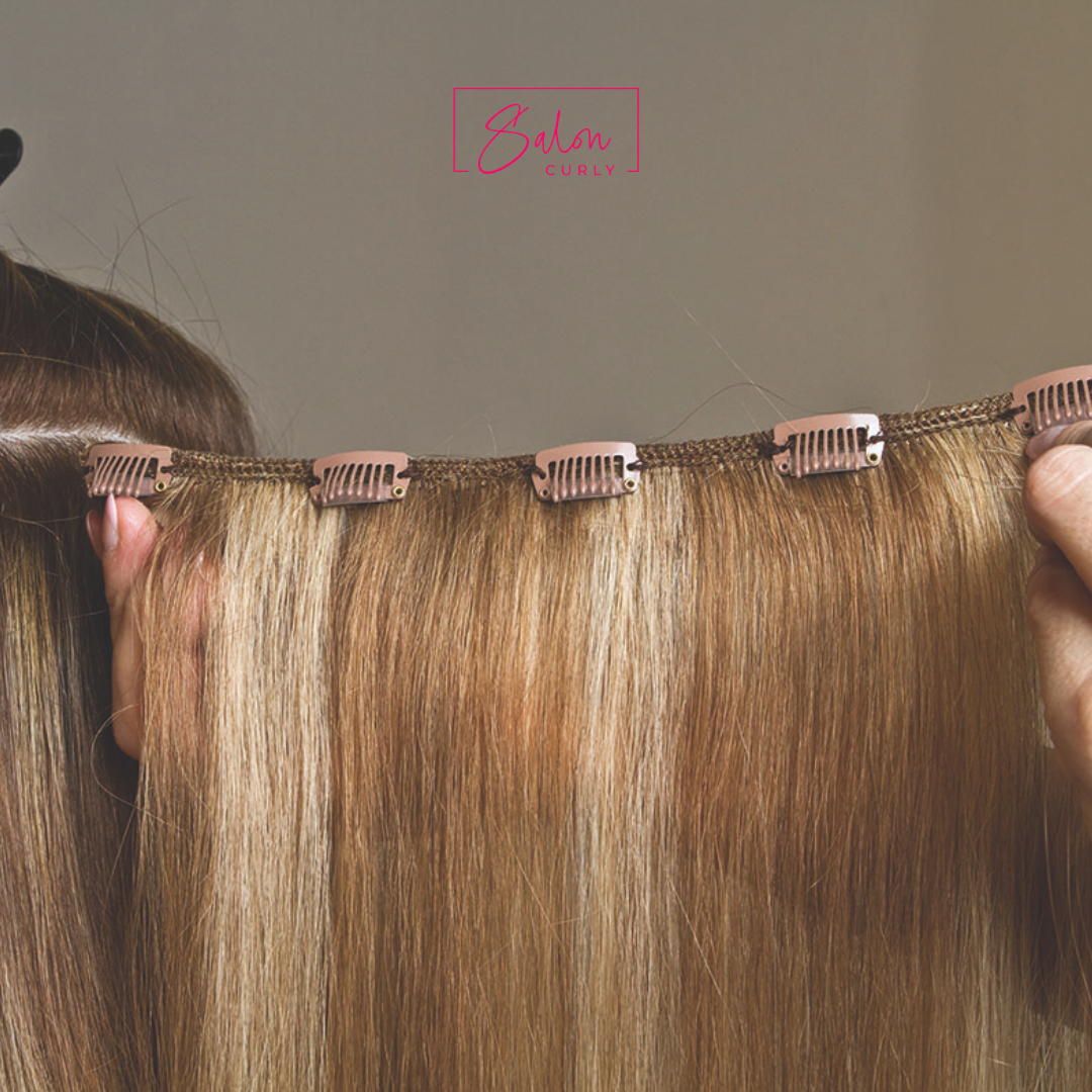 HAIR EXTENSIONS CON TESSITURA E CLIP - Salon Curly